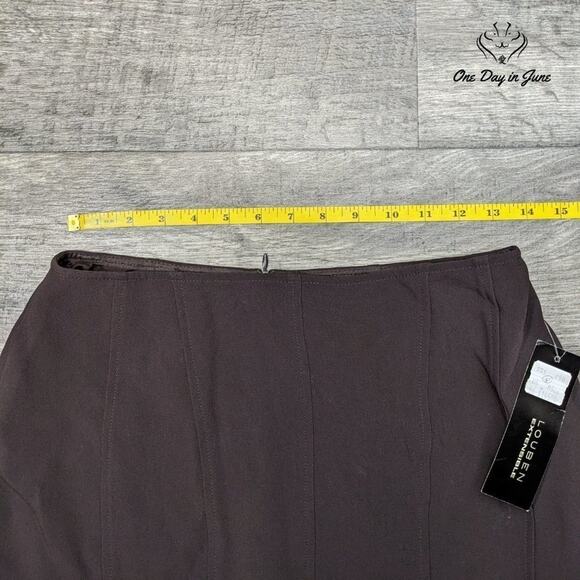 Louben Extensible Midi Flare Skirt Size 8 - Picture 3 of 5